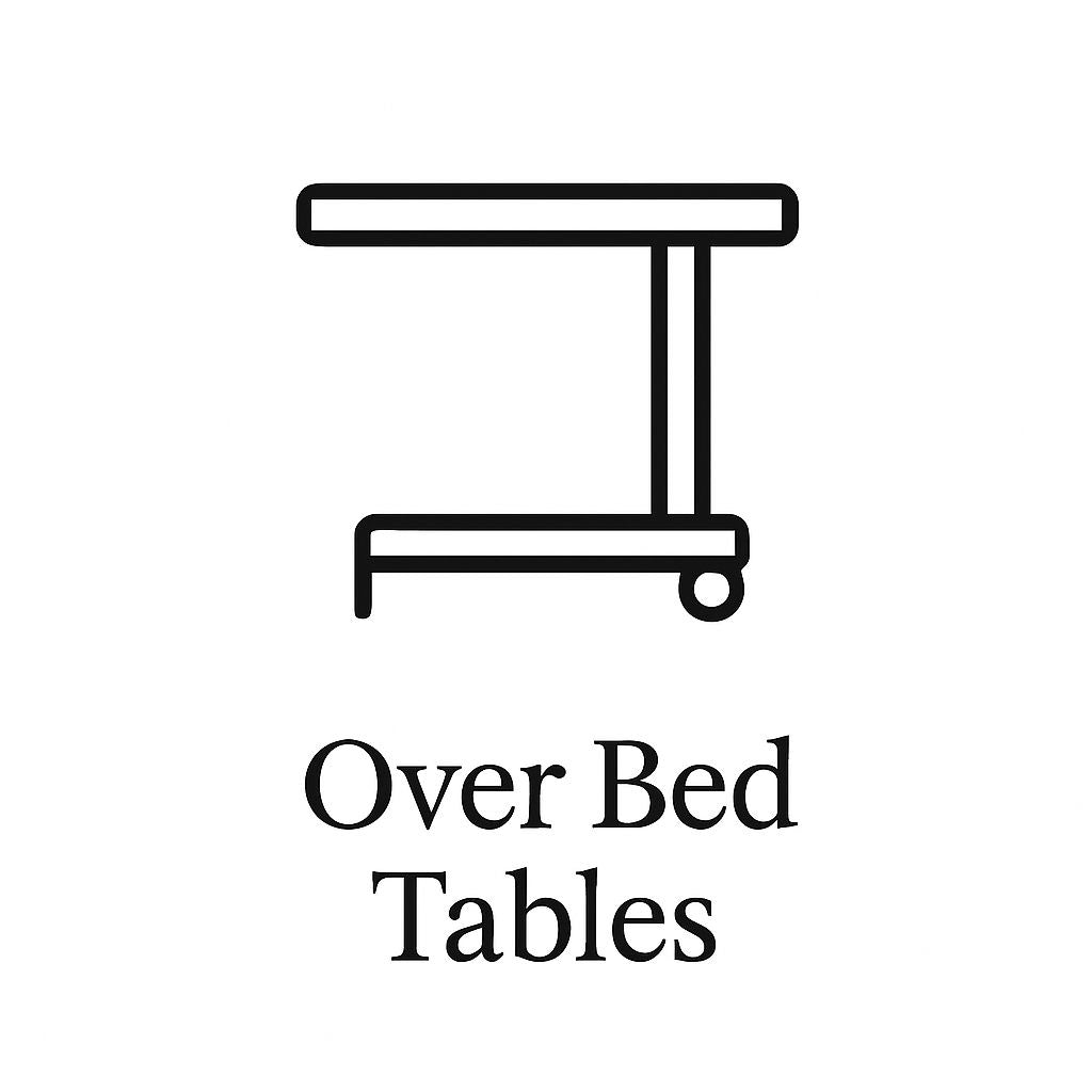 Over bed tables