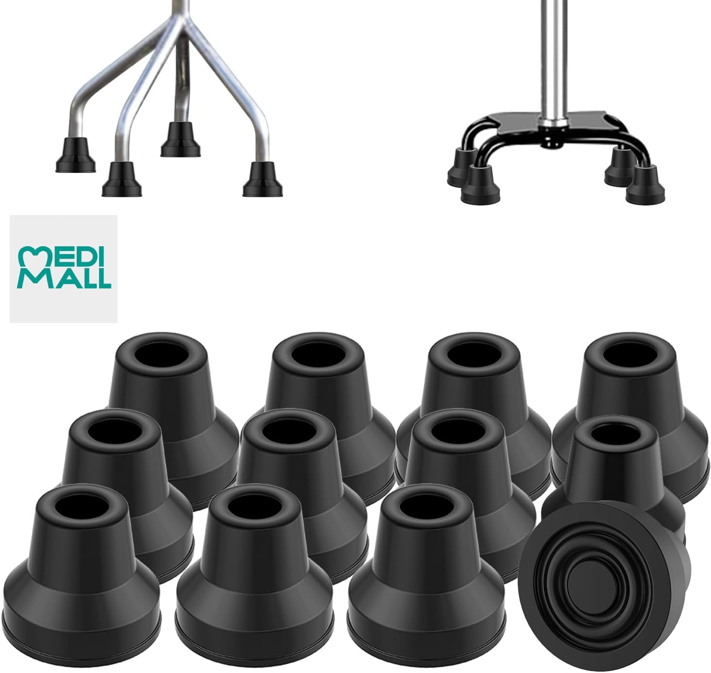 Rubber Tip  for Tripod and Quadripod // قاعدة مطاطية لعكاز ال ٣ و ٤ ارجل