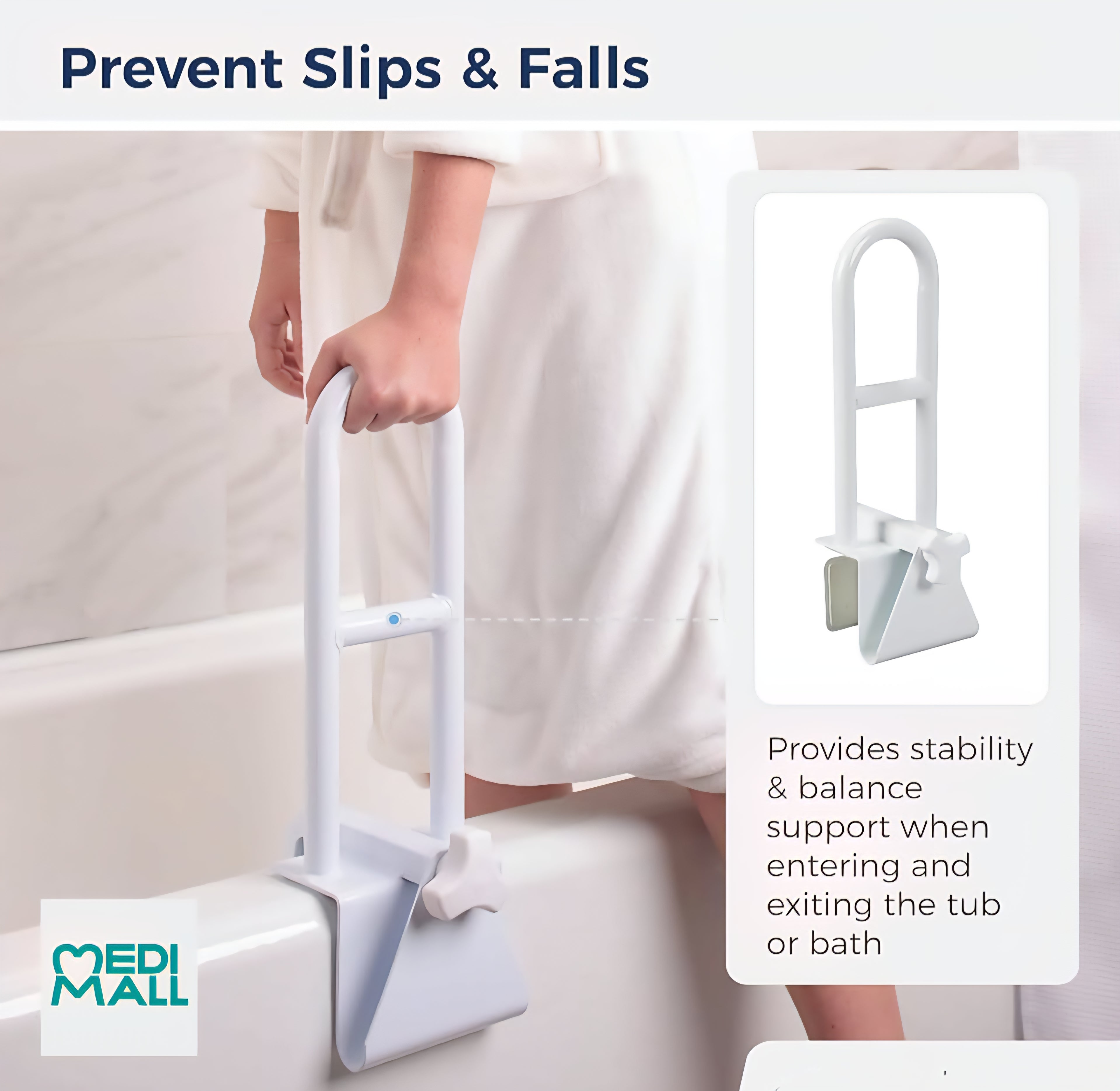 Handrail Armrest for Bathtub // الذراع الجانبية لحوض الأستحمام