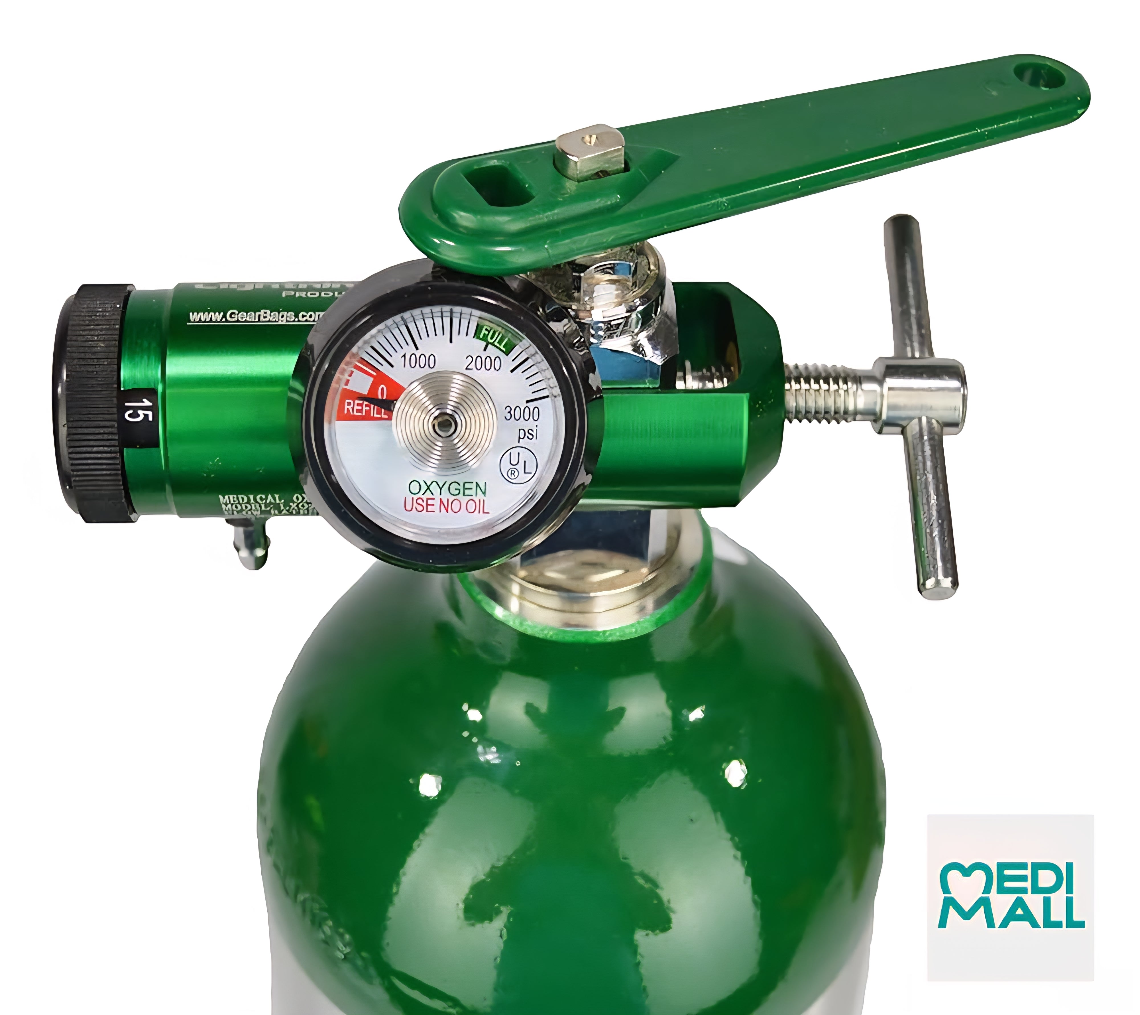 Oxygen Flow meter with regulator
