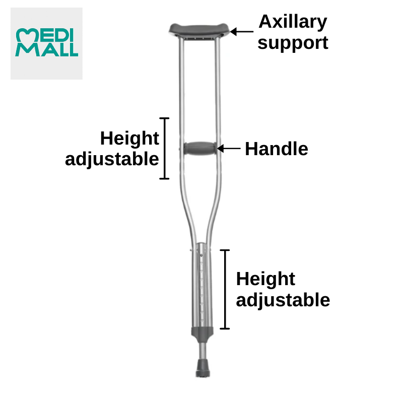 Axillary crutches // عكاز تحت الأبط
