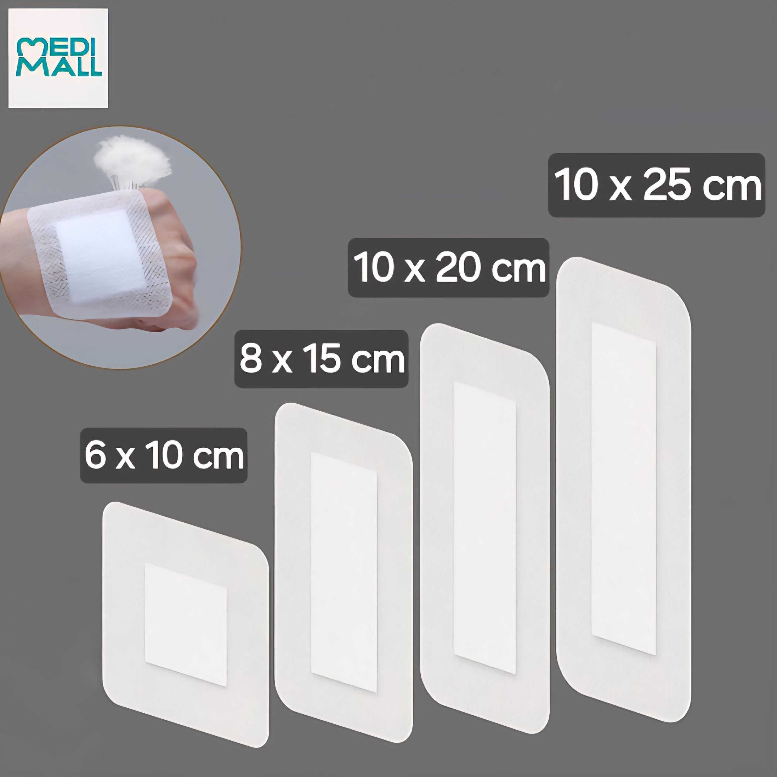 Adhesive Wound Dressing ( 10 x 20 cm )