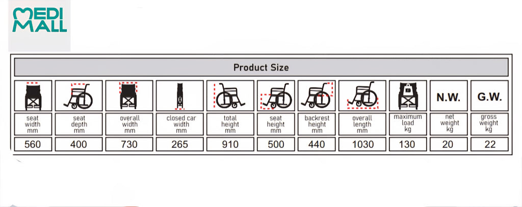 Wheelchair ( for overweight )