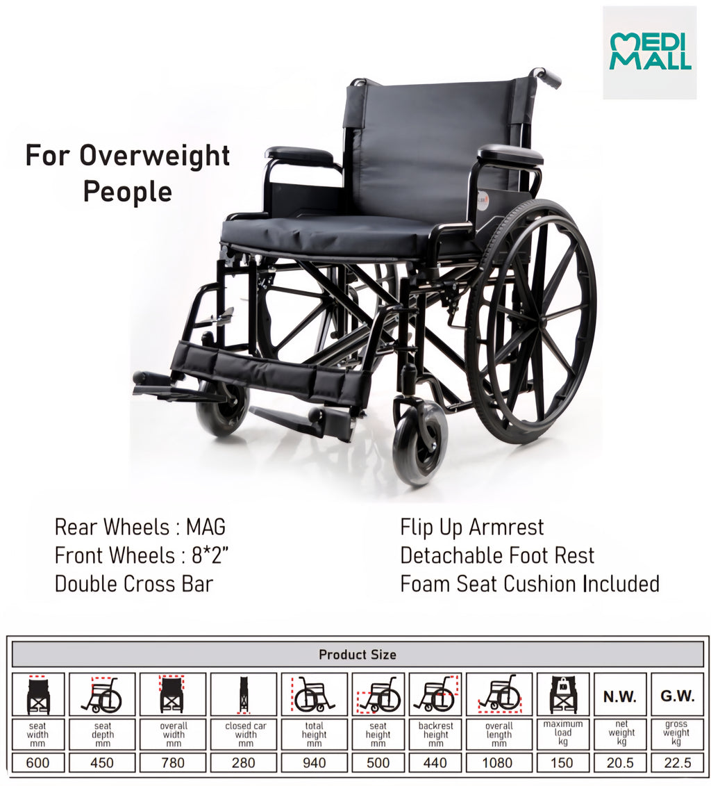 Wheelchair ( for overweight )