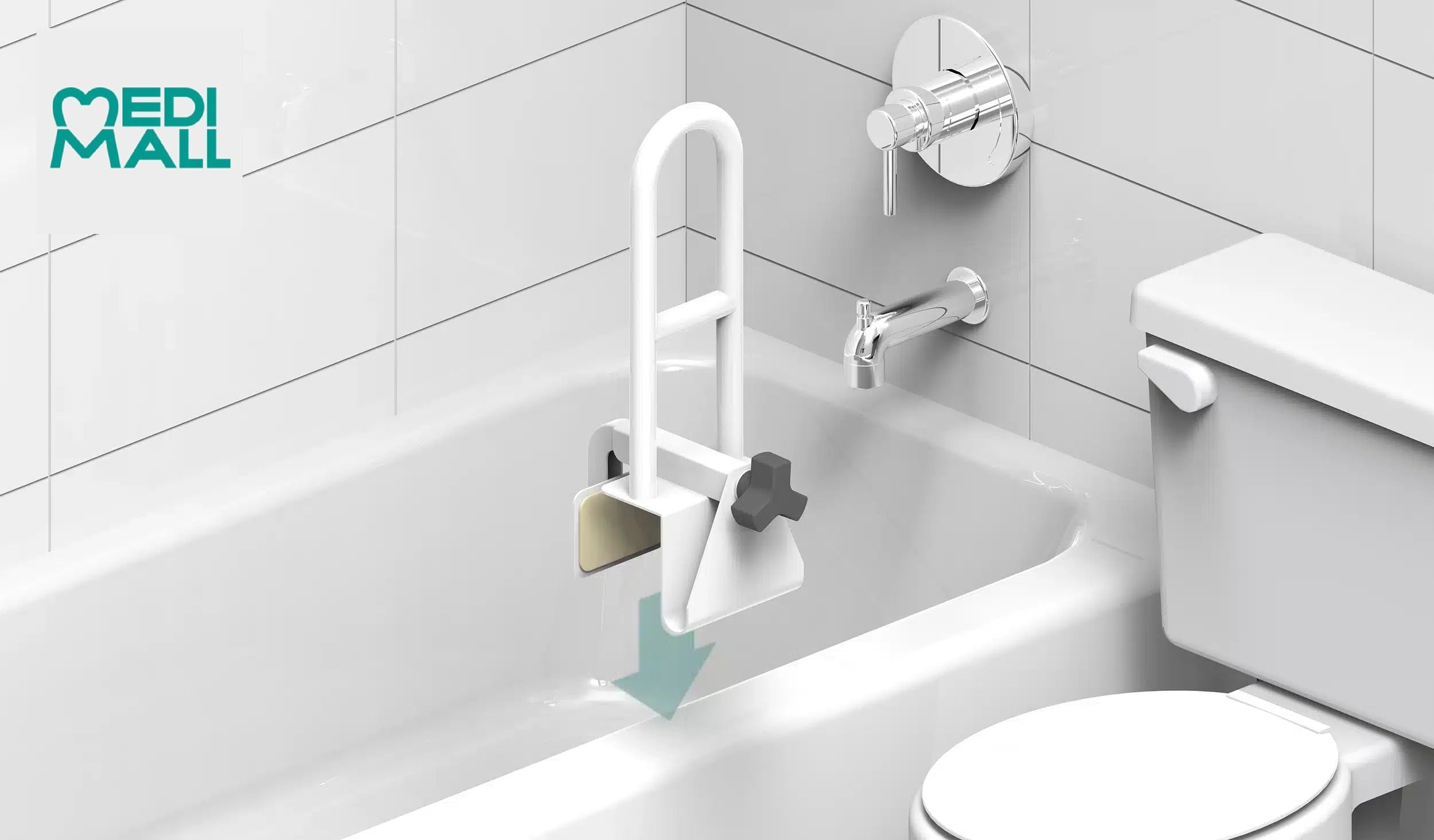 Handrail Armrest for Bathtub // الذراع الجانبية لحوض الأستحمام