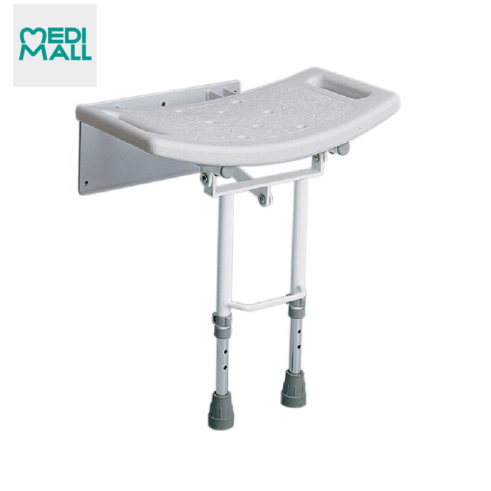 Wall-Mounted Shower Chair with Legs // كرسي جدار للأستحمام مع ارجل قابل للطي