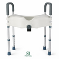 Raised Toilet Seat With Legs Adjustable ■ مقعد مرحاض مع ارجل ومساند قابل للتعديل