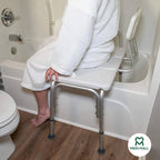 Bath Chair ■  كرسي استحمام طويل مع مسند