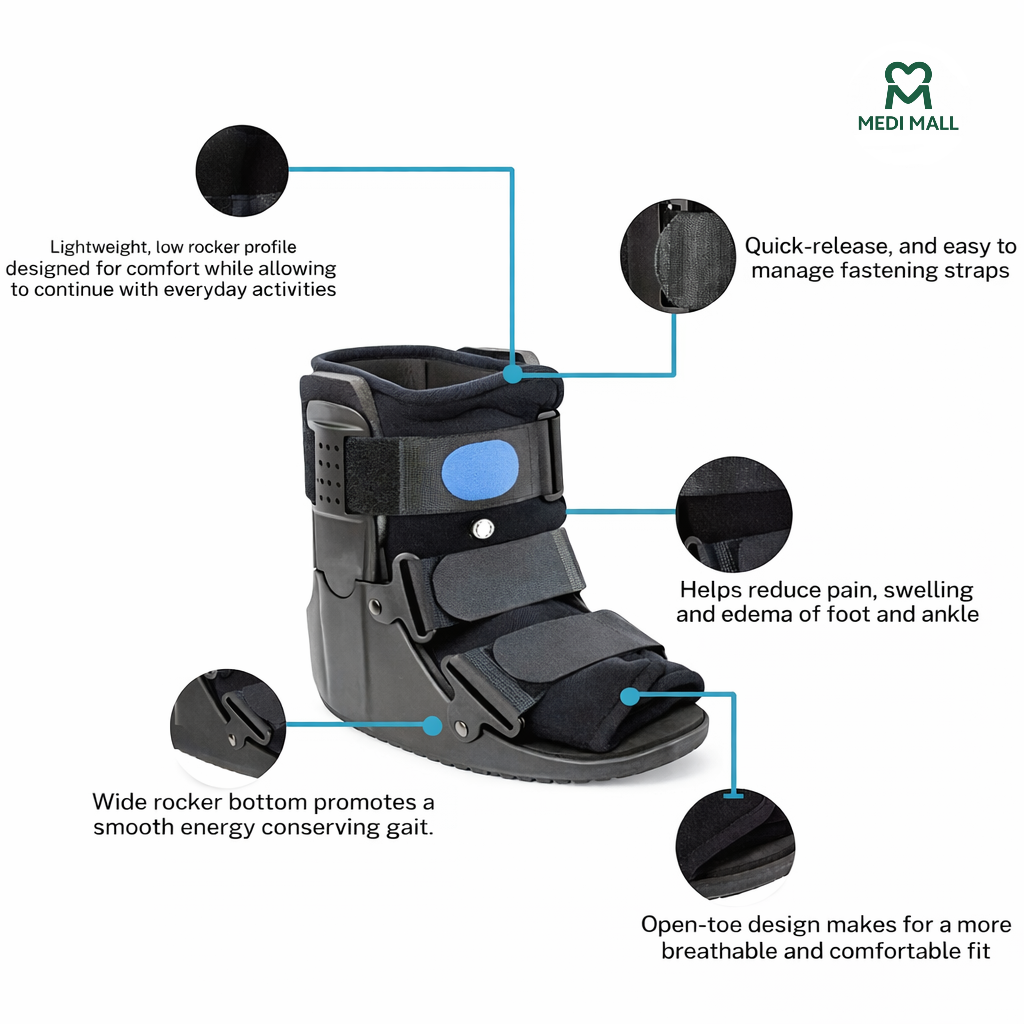 Foam Walker Boot Short / Pneumatic  ■ بوط طبي قصير مع منفخ