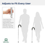 Sing Point Cane ■  عكاز معدني مفرد