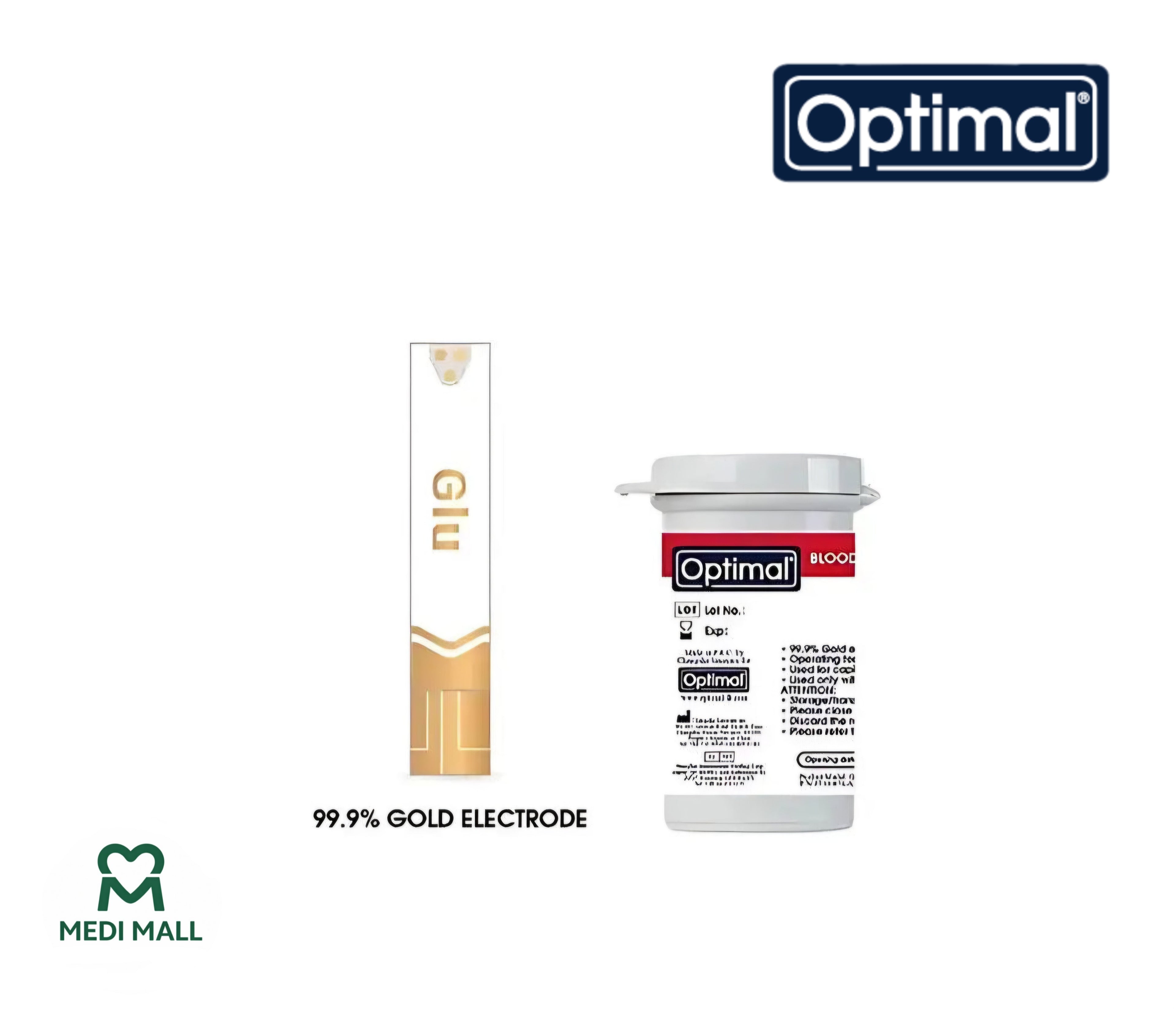 OPTIMAL - Blood Glucose Test Strip