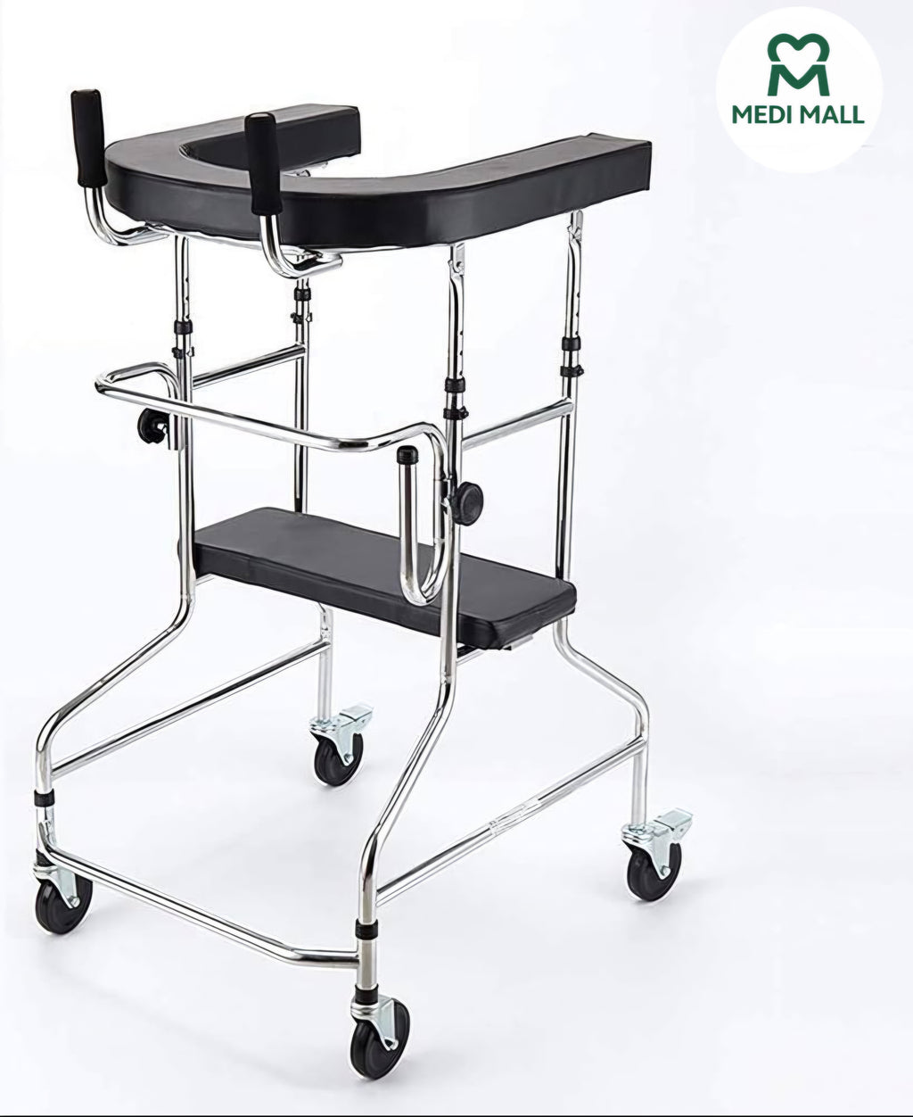 Mobile Standing Frame Walker /  Forearm Support Walker ■ روليتور مع دواليب ومساند للكوع واليدين