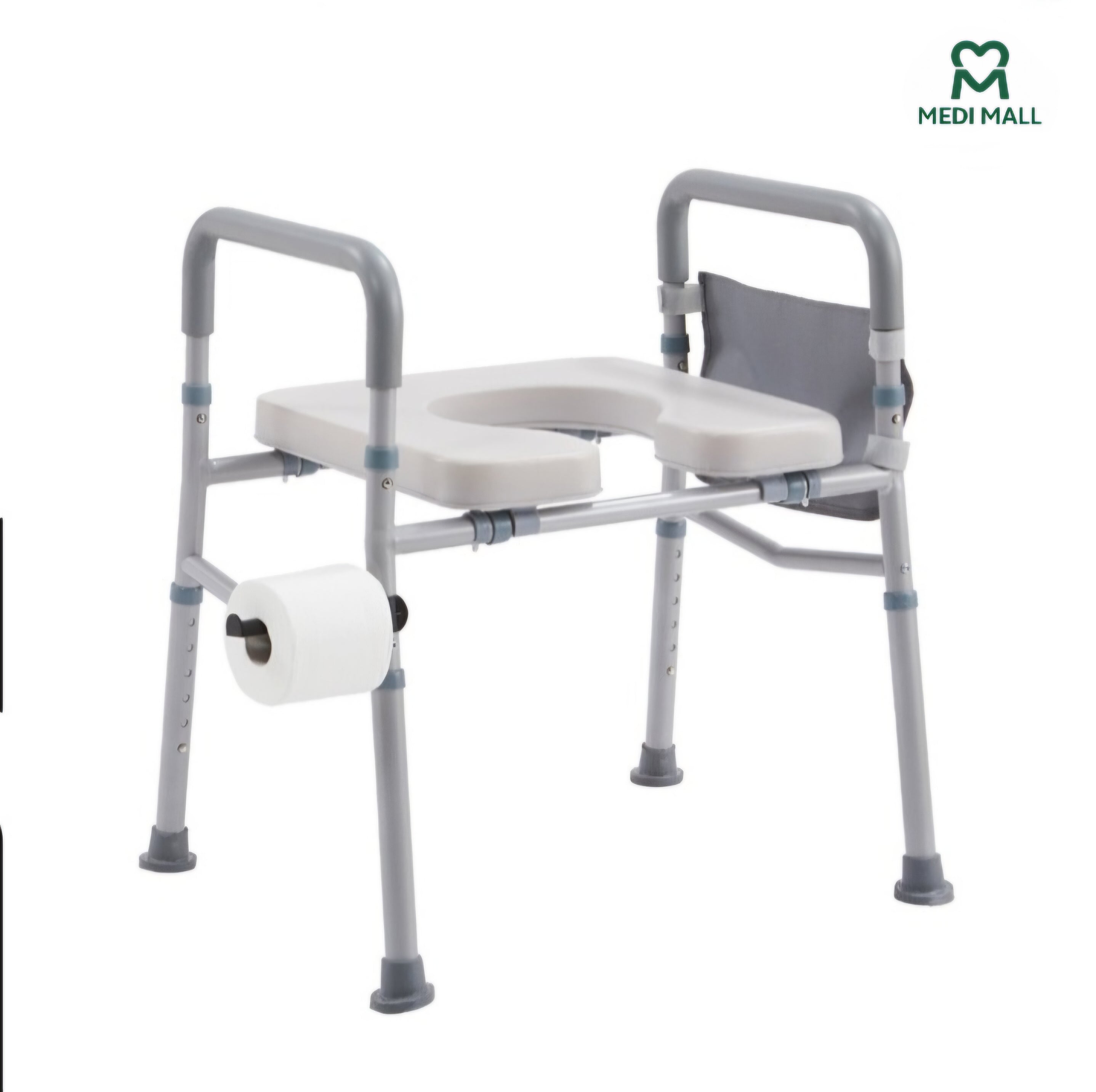 Adjustable Padded Foam Seat Raised Toilet ■   مقعد مرحاض مبطن قابل للتعديل