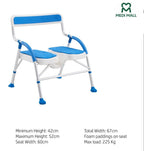 Soft Padded Shower Chair For Over Weight  ■  كرسي استحمام مبطن للأوزان الكبيرة