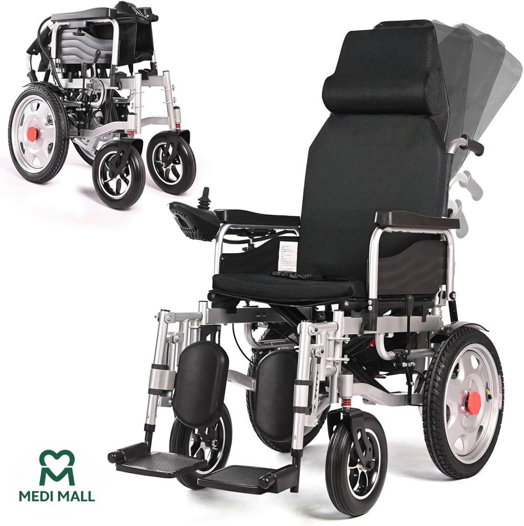 Reclining High Backrest Electrical Wheelchair ■ كرسي كهربائي مع مسند مرتفع  متعدد الوضعيات