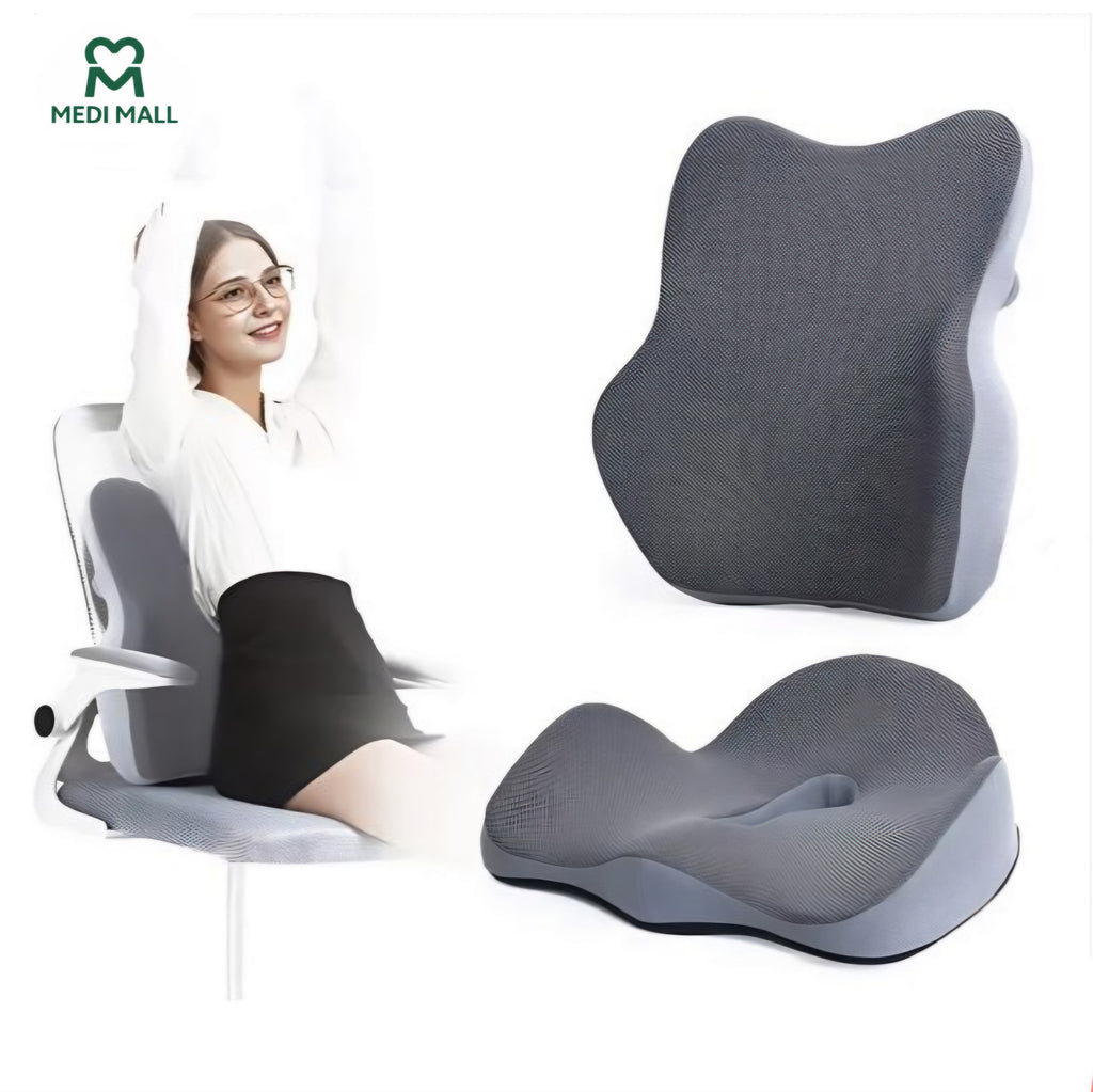 Memory Foam Seat and Back  Cushion  ■  مسند ومقعد ميموري فوم