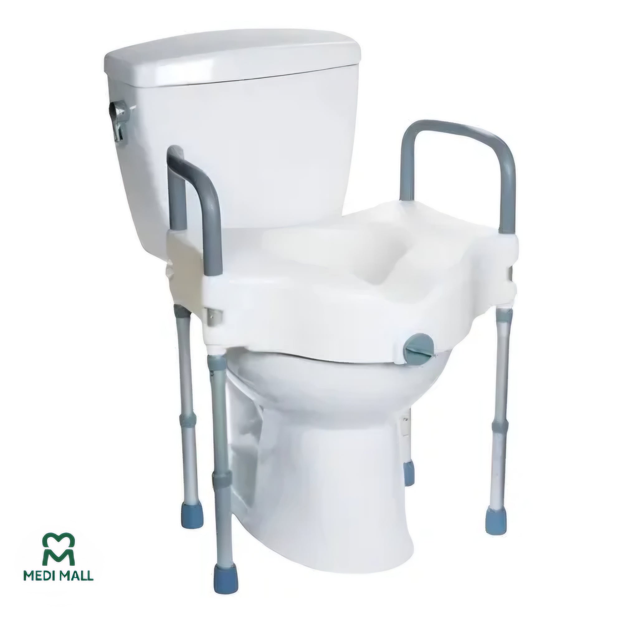 Raised Toilet Seat With Legs Adjustable ■ مقعد مرحاض مع ارجل ومساند قابل للتعديل