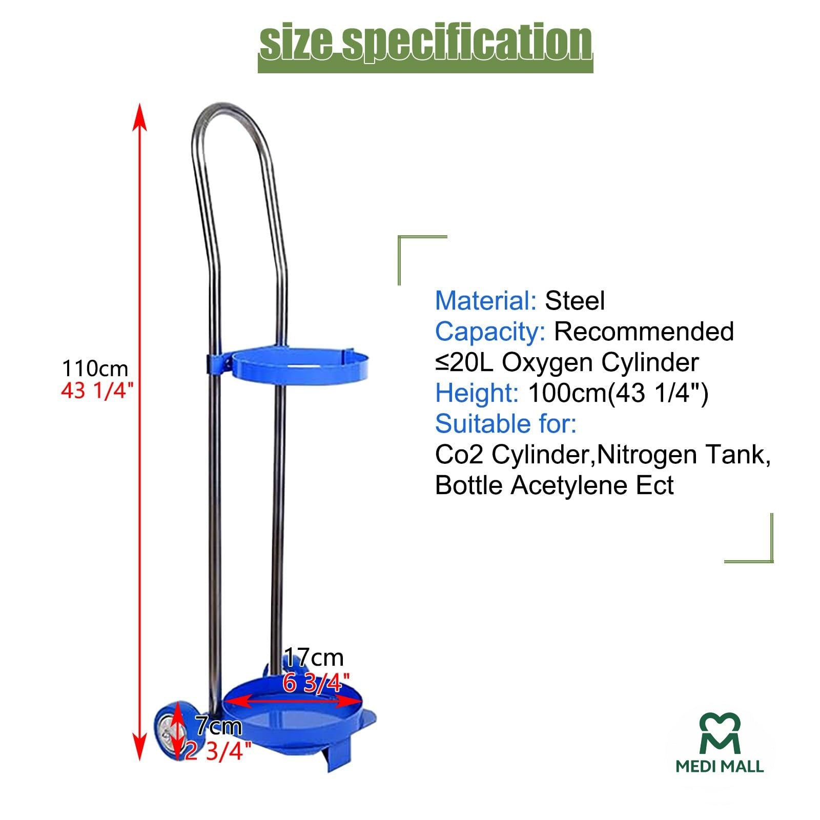 Oxygen Cylinder Truck ■ حمالة قارورة اوكسيجين