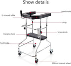 Mobile Standing Frame Walker /  Forearm Support Walker ■ روليتور مع دواليب ومساند للكوع واليدين