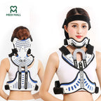 Adjustable Cervico-Thoraco-Lumbar Orthosis (CTLSO Brace)     ■   دعامة الرقبة والعمود الفقري الصلبة القابلة للتعديل