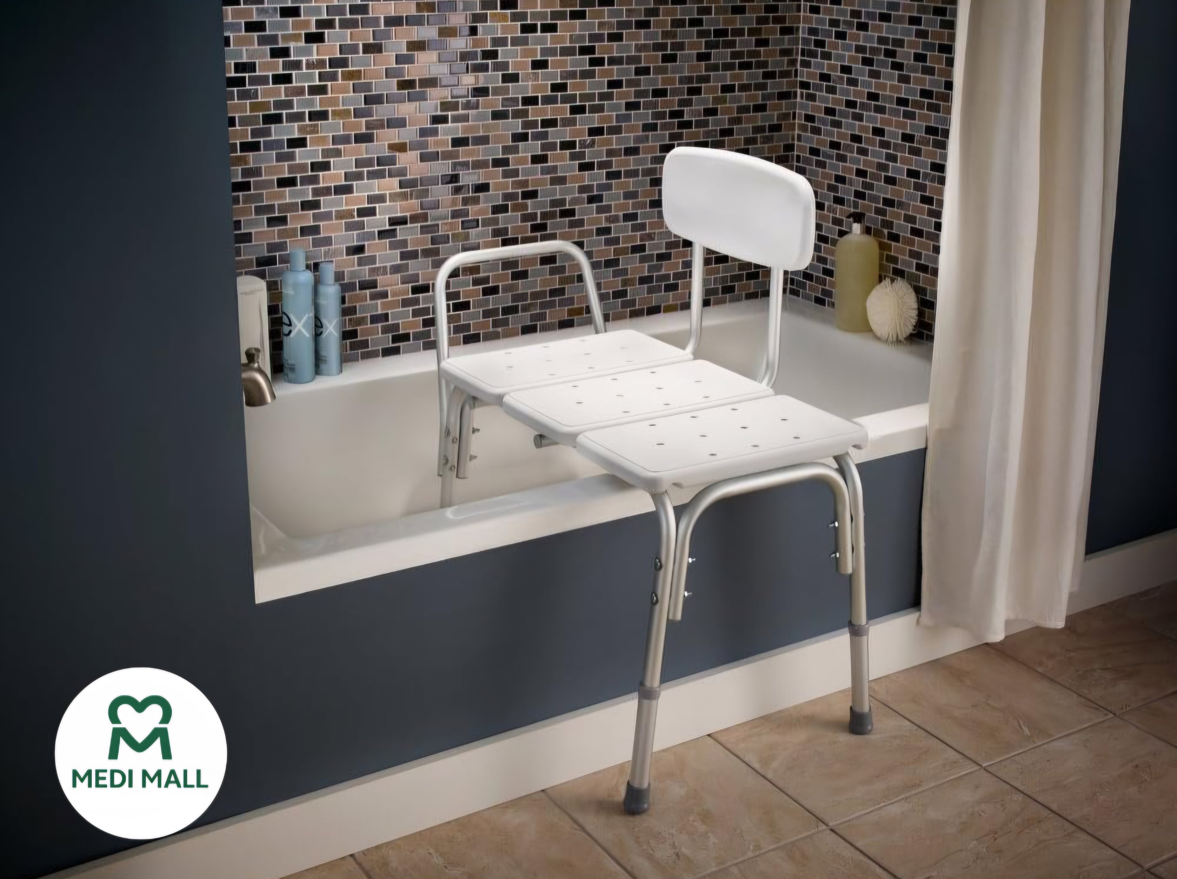 Bath Chair ■  كرسي استحمام طويل مع مسند