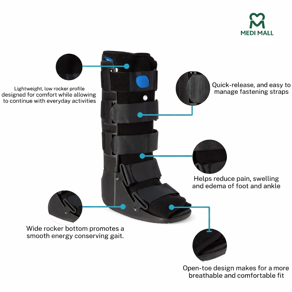 Foam Walker Boot Long / Pneumatic ■ بوط طبي طويل مع منفخ