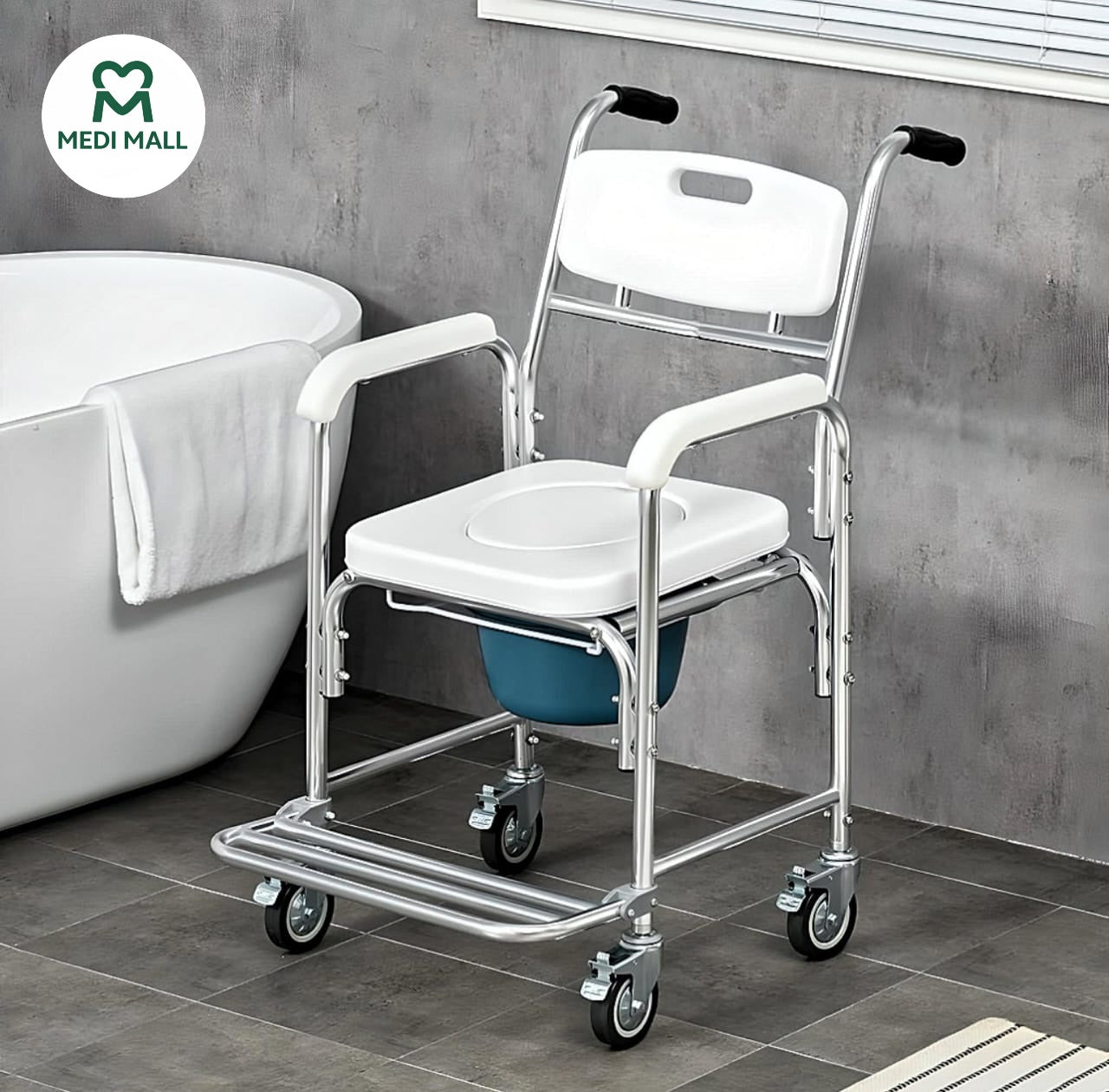 Commode Chair ■ كرسي متعدد الأستعمال مع دواليب