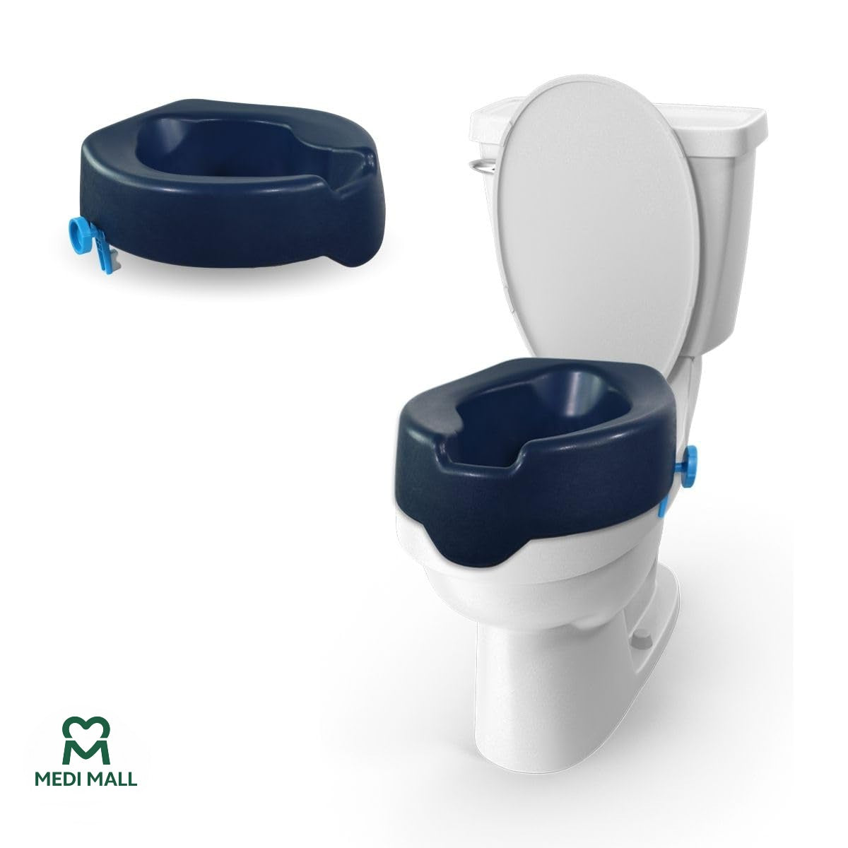 Soft Raised Toilet Seat 16 cm ■ مقعد مرحاض مرتفع طري