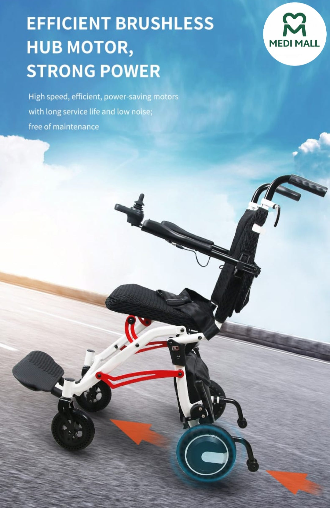 Light Weight Electrical Wheelchair ■ كرسي نقل كهربائي خفيف الوزن