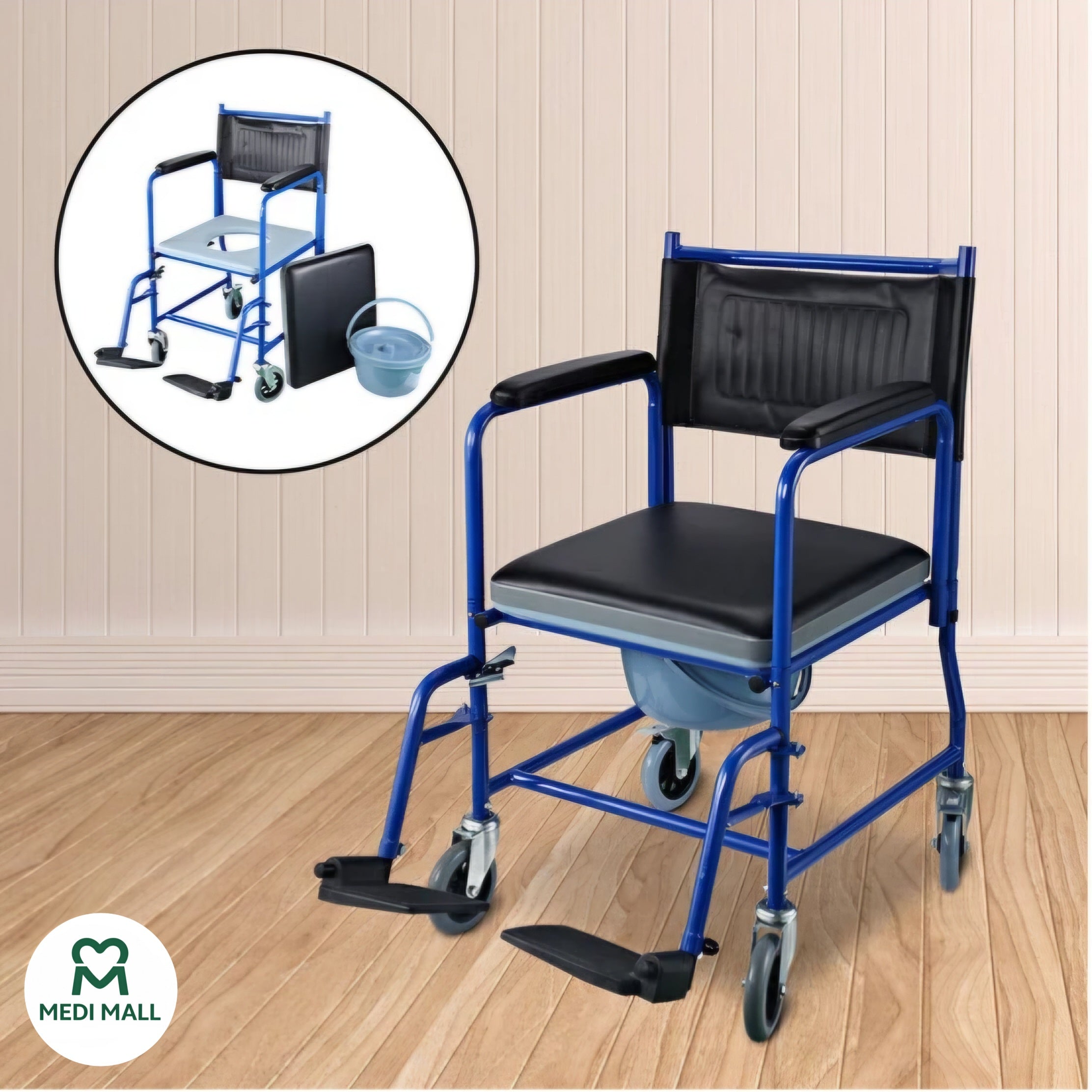 Commode Chair ■ كرسي متعدد الأستعمال مع دواليب