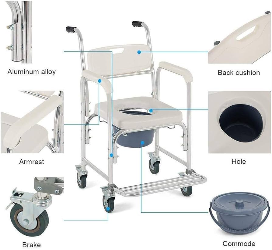 Commode Chair ■ كرسي متعدد الأستعمال مع دواليب