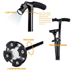 Foldable Adjustable Cane With Light ■ عكاز مع ضوء قابل للطي