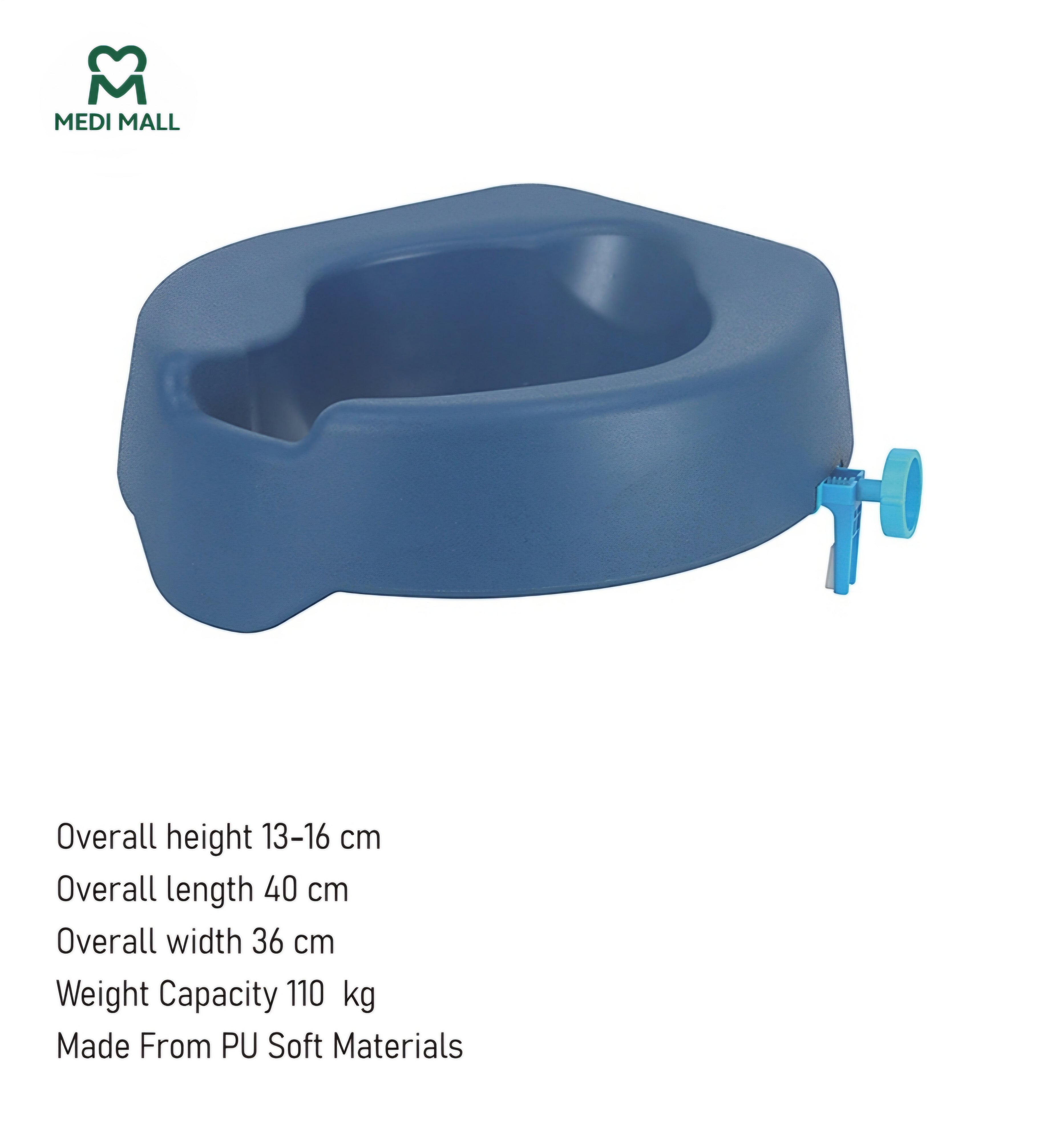 Soft Raised Toilet Seat 16 cm ■ مقعد مرحاض مرتفع طري
