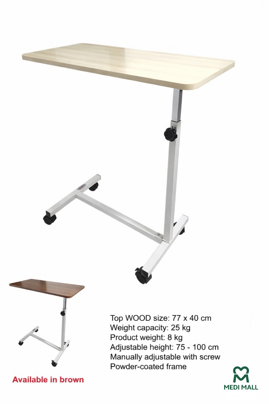 Dynamic Over Bed Table ■   طاولة  طعام فوق السرير يدوي
