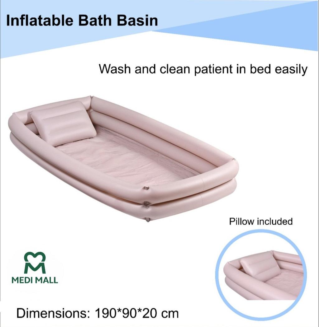 Inflatable Bath Basin ■ حوض الأستحمام في السرير