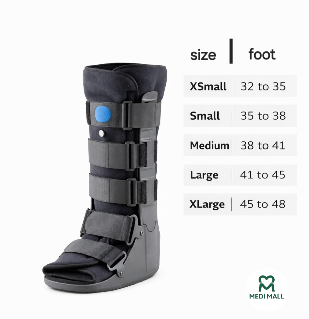 Foam Walker Boot Long / Pneumatic ■ بوط طبي طويل مع منفخ