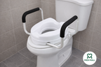 Raised Toilet Seat 16 cm ■ مقعد مرحاض مرتفع مع مساند جانبية