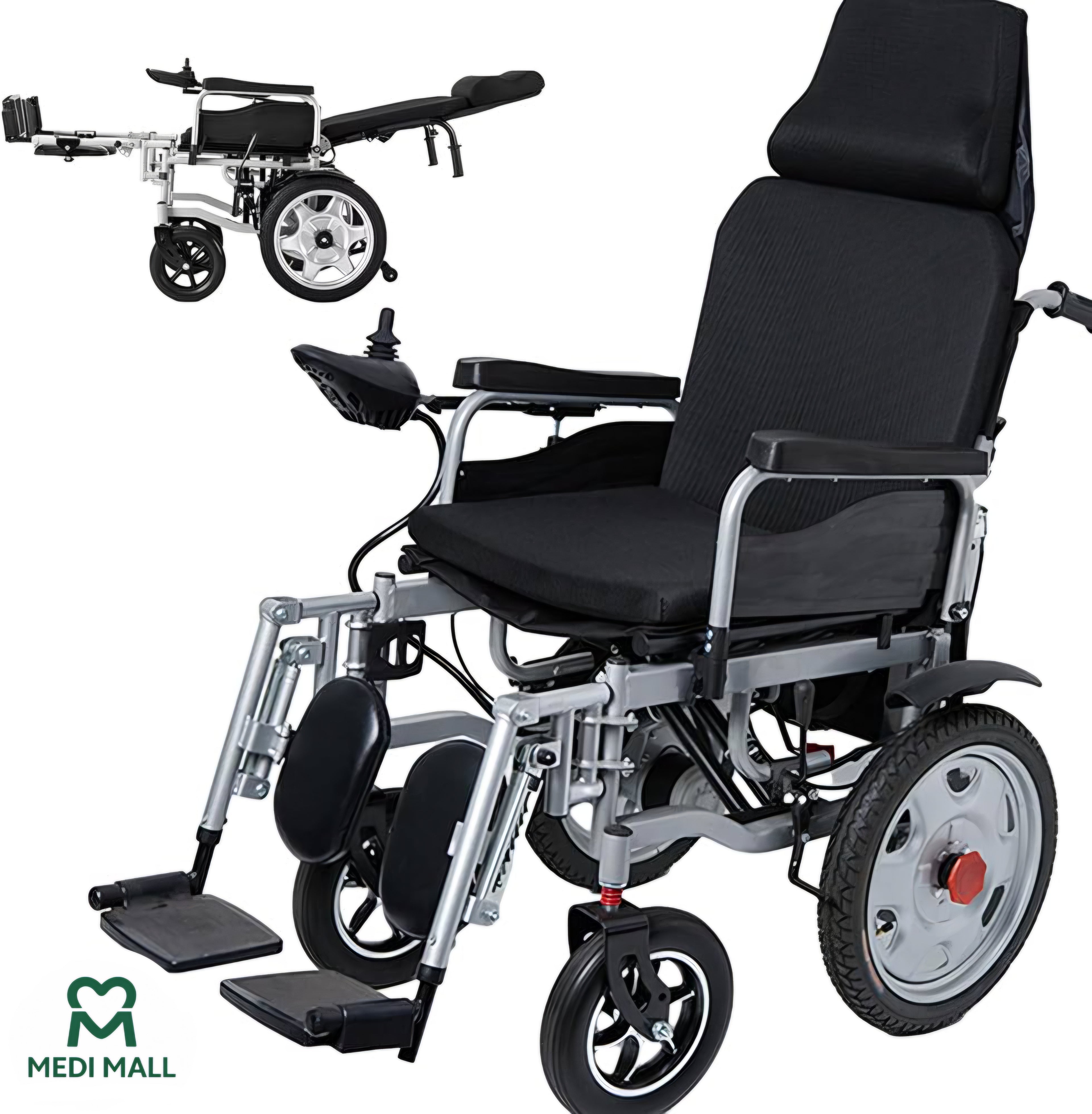 Reclining High Backrest Electrical Wheelchair ■ كرسي كهربائي مع مسند مرتفع  متعدد الوضعيات