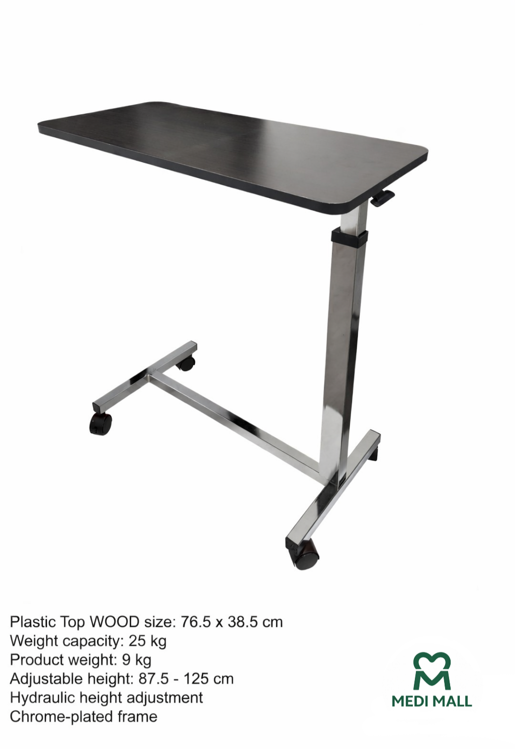 Hydraulic Over Bed Table ■ طاولة طعام فوق السرير هيدروليك