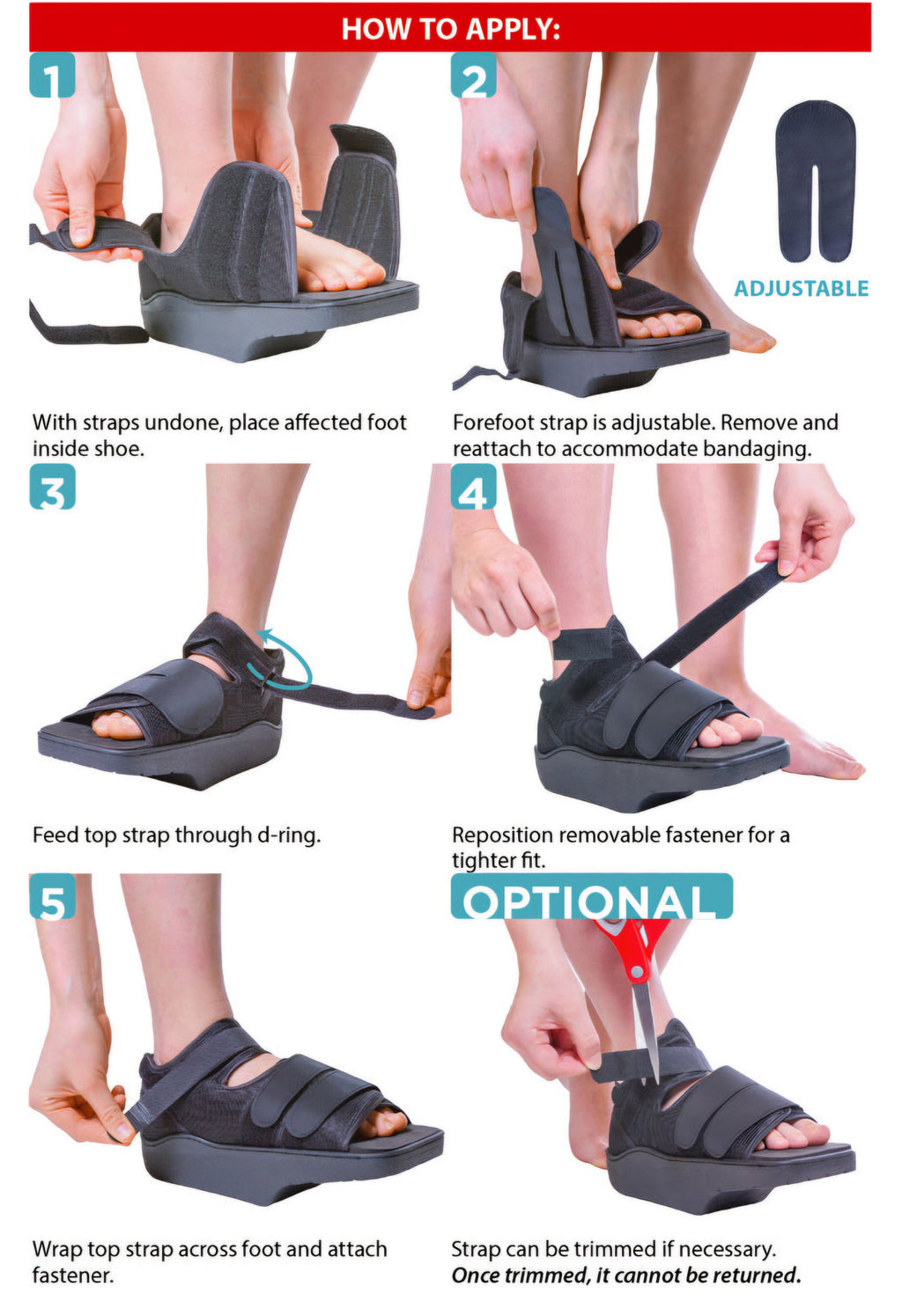 Barouk Post Operative Shoe   ■ حذاء باروك الطبي لما بعد الجراحة