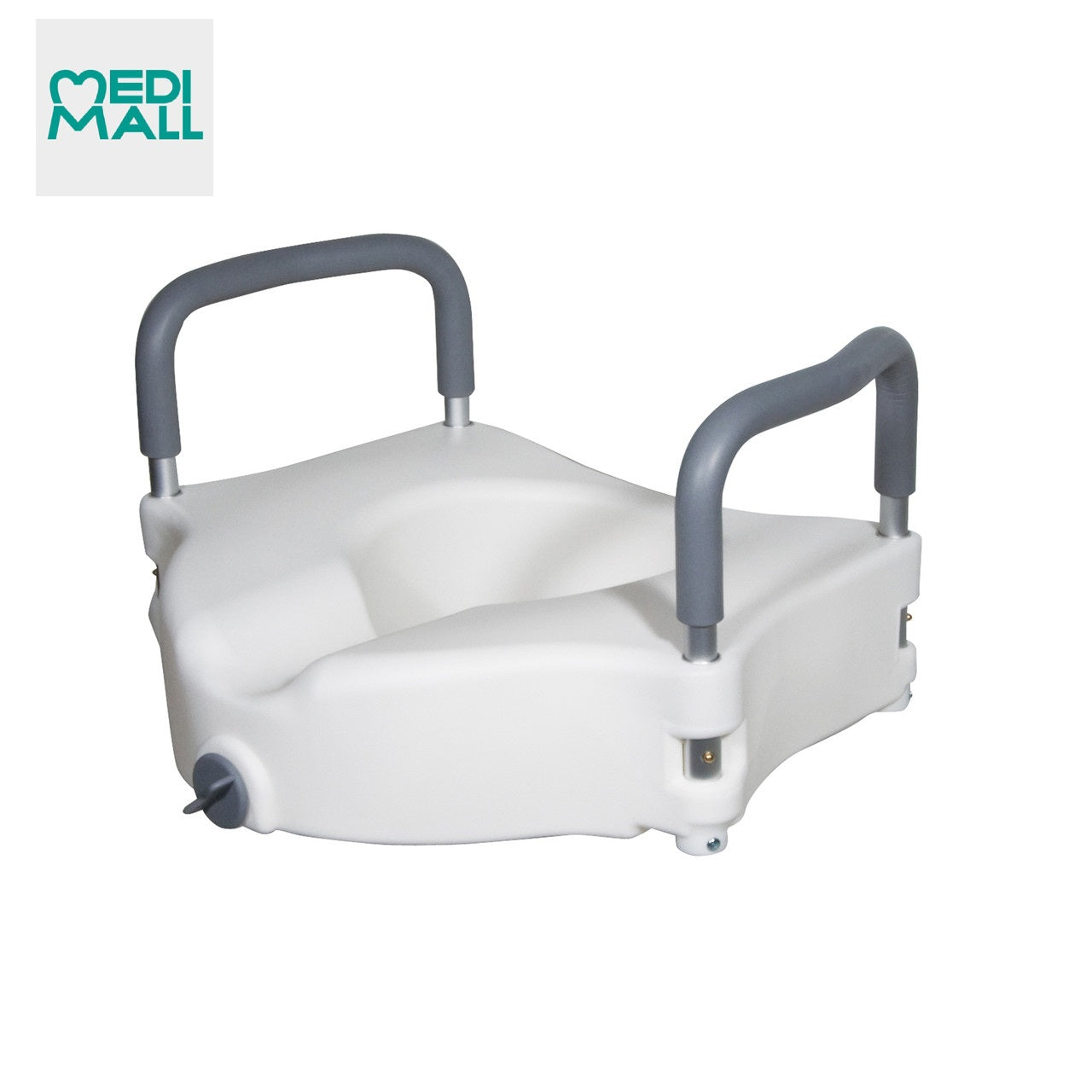 Raised Toilet Seat // مقعد مرحاض مرتفع مع مساند جانبية